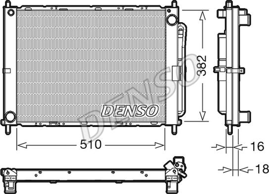 Denso DRM46102 - Dzesēšanas modulis www.autospares.lv