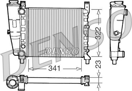 Denso DRM09141 - Radiators, Motora dzesēšanas sistēma www.autospares.lv