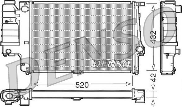 Denso DRM05064 - Radiators, Motora dzesēšanas sistēma www.autospares.lv