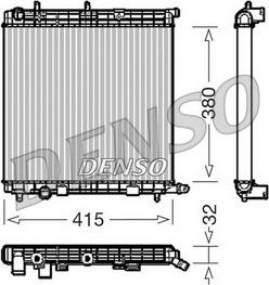 Denso DRM07010 - Radiators, Motora dzesēšanas sistēma www.autospares.lv