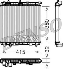 Denso DRM07011 - Radiators, Motora dzesēšanas sistēma www.autospares.lv