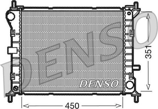 Denso DRM10050 - Radiators, Motora dzesēšanas sistēma www.autospares.lv