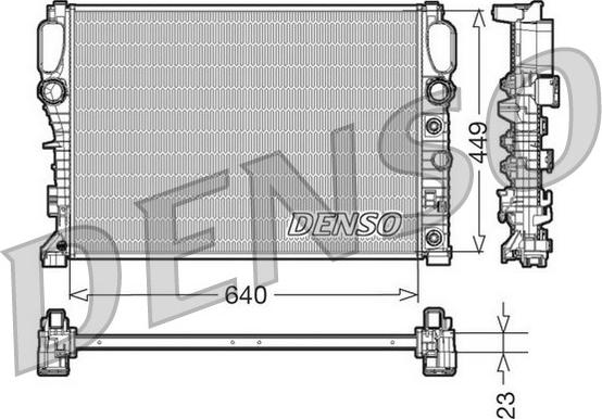 Denso DRM17090 - Radiators, Motora dzesēšanas sistēma www.autospares.lv