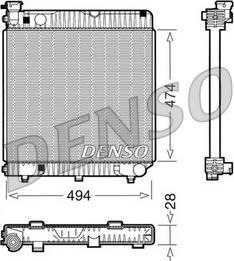 Denso DRM17001 - Radiators, Motora dzesēšanas sistēma www.autospares.lv