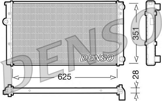 Denso DRM32009 - Radiators, Motora dzesēšanas sistēma autospares.lv