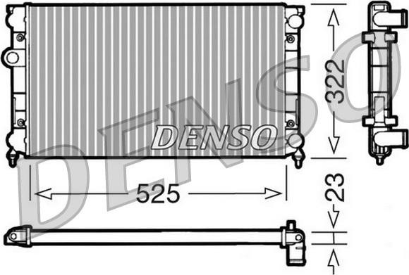 Denso DRM32006 - Radiators, Motora dzesēšanas sistēma autospares.lv