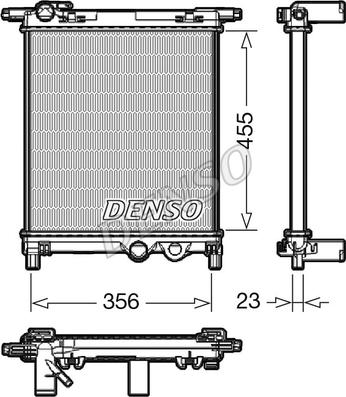 Denso DRM32036 - Radiators, Motora dzesēšanas sistēma www.autospares.lv