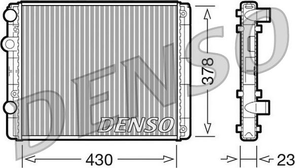 Denso DRM32030 - Radiators, Motora dzesēšanas sistēma www.autospares.lv