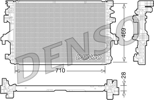 Denso DRM32038 - Radiators, Motora dzesēšanas sistēma www.autospares.lv