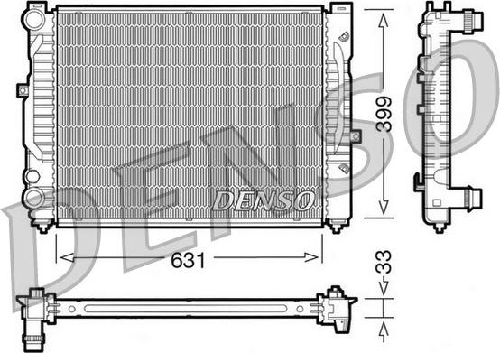 Denso DRM32029 - Radiators, Motora dzesēšanas sistēma www.autospares.lv