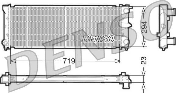 Denso DRM32026 - Radiators, Motora dzesēšanas sistēma autospares.lv