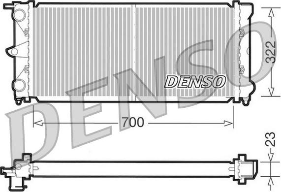 Denso DRM32021 - Radiators, Motora dzesēšanas sistēma www.autospares.lv