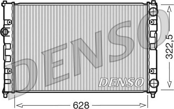 Denso DRM26009 - Radiators, Motora dzesēšanas sistēma www.autospares.lv