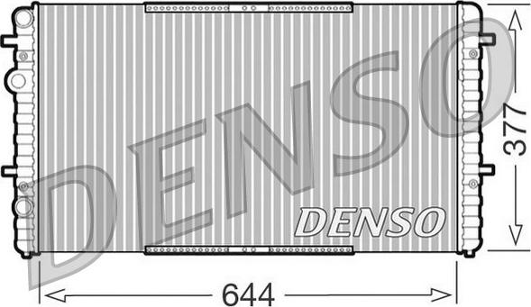 Denso DRM26005 - Radiators, Motora dzesēšanas sistēma www.autospares.lv