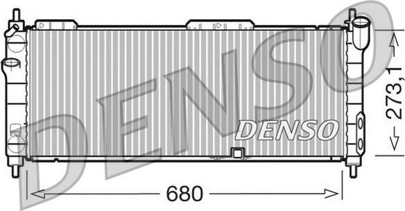 Denso DRM20042 - Radiators, Motora dzesēšanas sistēma www.autospares.lv