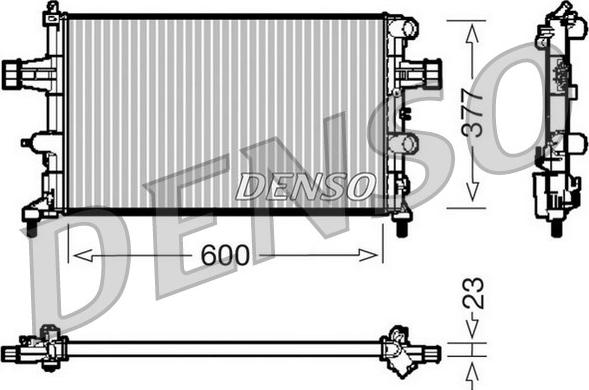 Denso DRM20081 - Radiators, Motora dzesēšanas sistēma www.autospares.lv