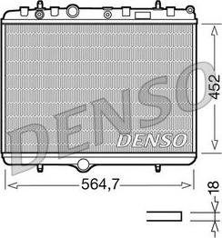 Denso DRM21055 - Radiators, Motora dzesēšanas sistēma www.autospares.lv