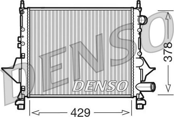 Denso DRM23082 - Radiators, Motora dzesēšanas sistēma www.autospares.lv