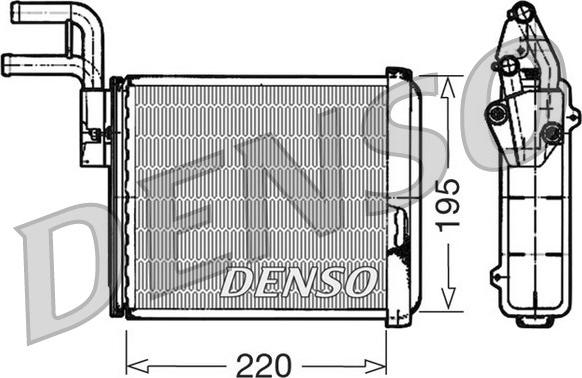 Denso DRR09032 - Siltummainis, Salona apsilde www.autospares.lv