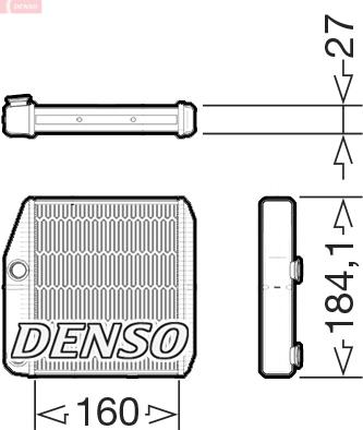 Denso DRR09076 - Siltummainis, Salona apsilde www.autospares.lv