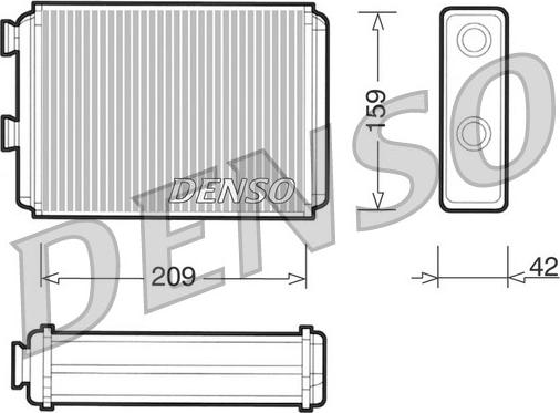 Denso DRR09070 - Siltummainis, Salona apsilde www.autospares.lv