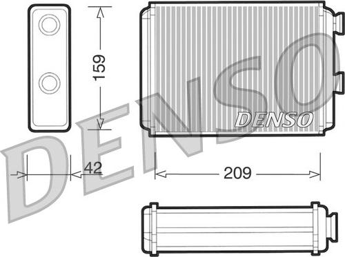 Denso DRR09071 - Siltummainis, Salona apsilde www.autospares.lv