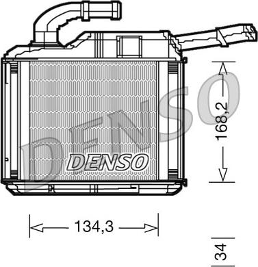 Denso DRR32010 - Siltummainis, Salona apsilde autospares.lv