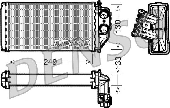 Denso DRR21002 - Siltummainis, Salona apsilde www.autospares.lv