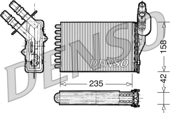 Denso DRR23001 - Siltummainis, Salona apsilde www.autospares.lv