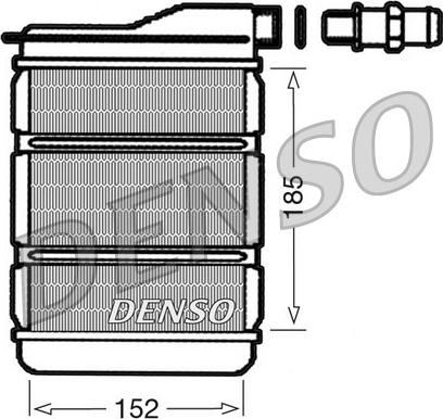 Denso DRR23011 - Siltummainis, Salona apsilde www.autospares.lv