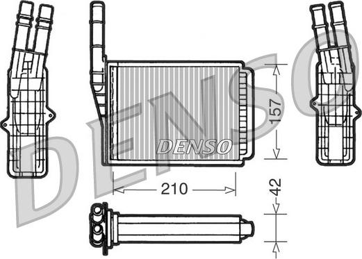 Denso DRR23013 - Siltummainis, Salona apsilde www.autospares.lv