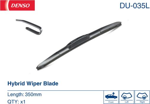 Denso DU-035L - Wiper Blade www.autospares.lv