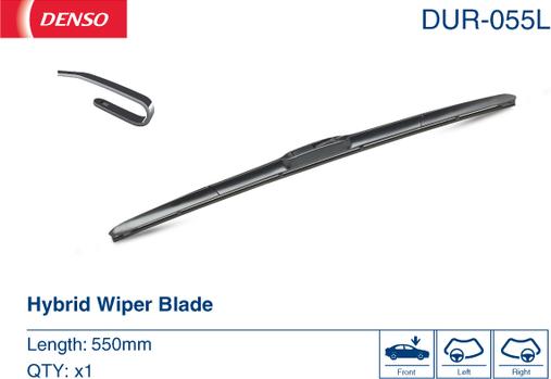 Denso DUR-055L - Stikla tīrītāja slotiņa autospares.lv