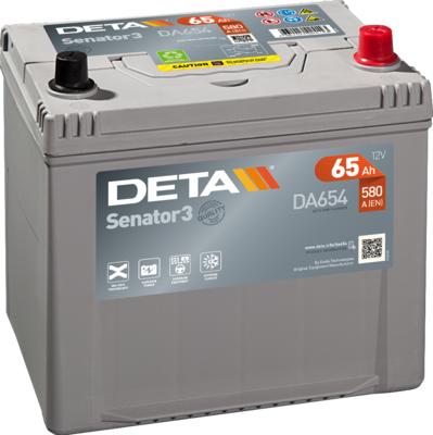 DETA DA654 - Starter Battery www.autospares.lv