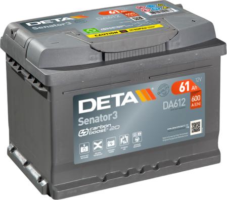 DETA DA612 - Starter Battery www.autospares.lv