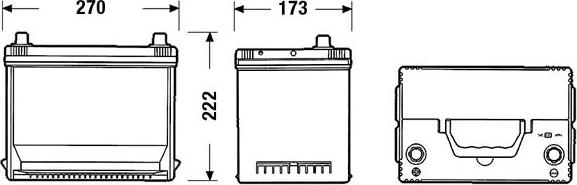 DETA DA755 - Startera akumulatoru baterija www.autospares.lv