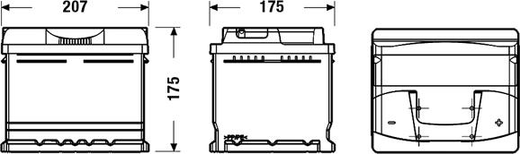 DETA DB442 - Startera akumulatoru baterija www.autospares.lv