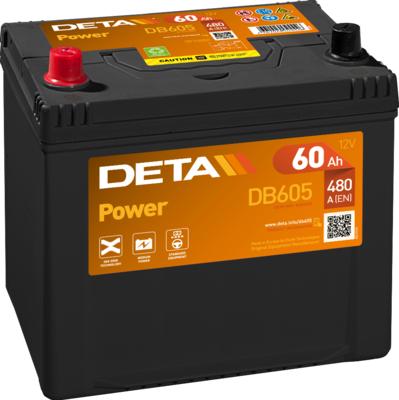 DETA DB605 - Starter Battery www.autospares.lv