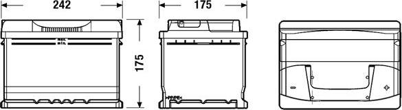 DETA DB602 - Starter Battery www.autospares.lv