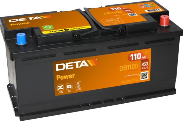 DETA DB1100 - Starter Battery www.autospares.lv