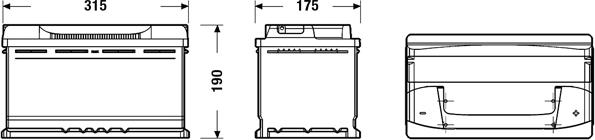 DETA DB800 - Стартерная аккумуляторная батарея, АКБ www.autospares.lv