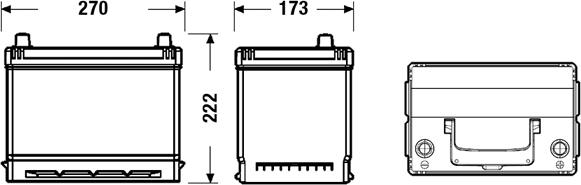 DETA DB704 - Startera akumulatoru baterija autospares.lv