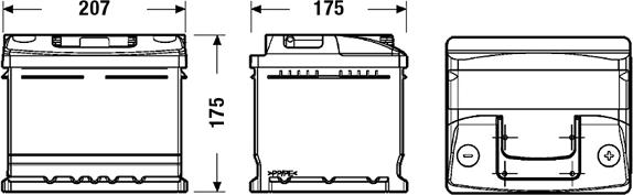 DETA DC412 - Starter Battery www.autospares.lv