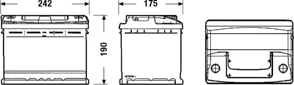 DETA DC550 - Startera akumulatoru baterija www.autospares.lv