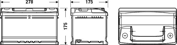 DETA DC652 - Startera akumulatoru baterija www.autospares.lv