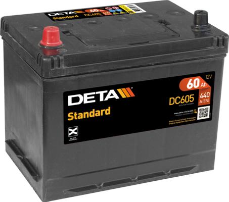 DETA DC605 - Starter Battery www.autospares.lv