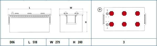 DETA DX2253 - Starter Battery www.autospares.lv