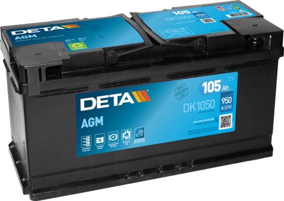 DETA DK1050 - Starter Battery www.autospares.lv