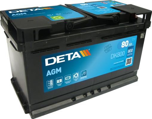 DETA DK800 - Starter Battery www.autospares.lv