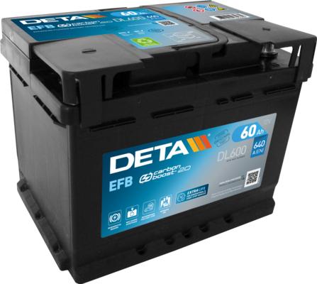 DETA DL600 - Starter Battery www.autospares.lv